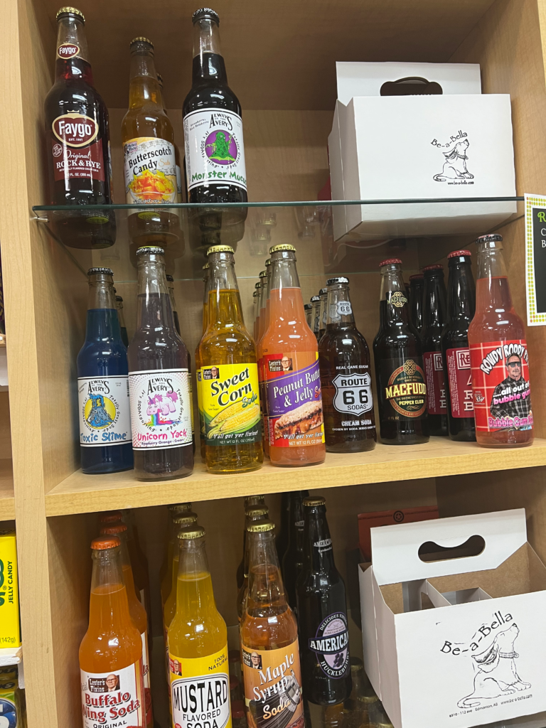 Variety of Soda in Be-A-Bella